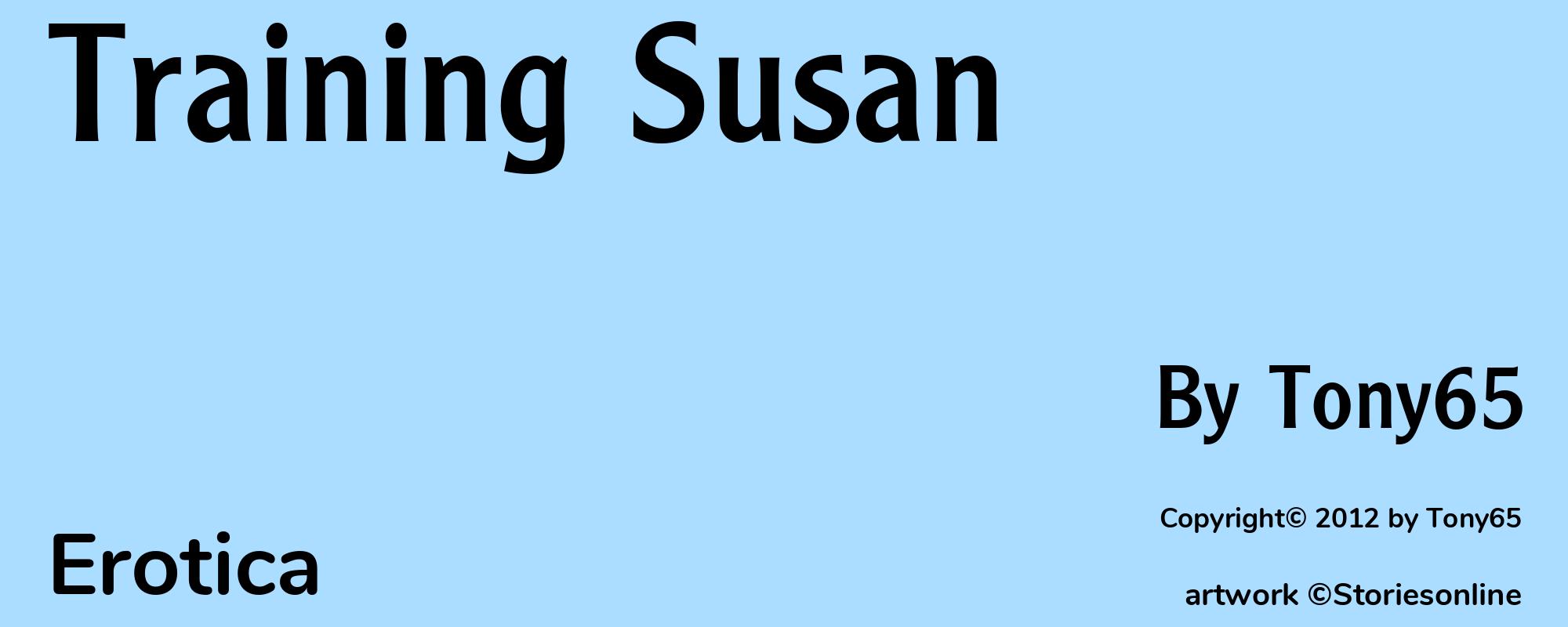 Training Susan - Cover