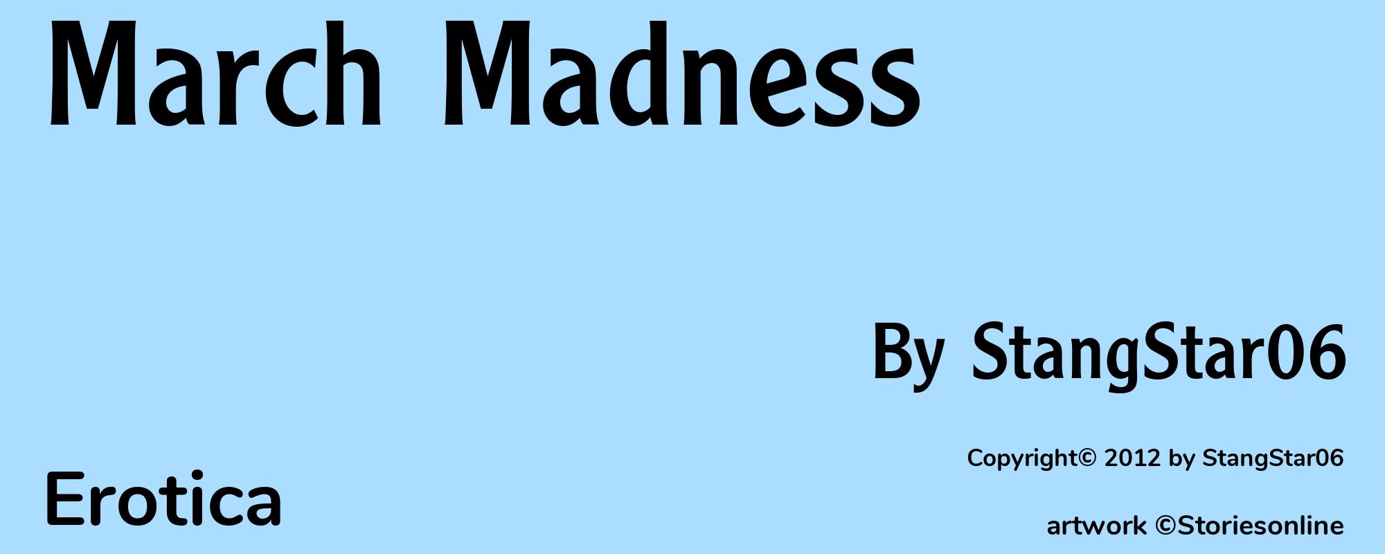 March Madness - Cover