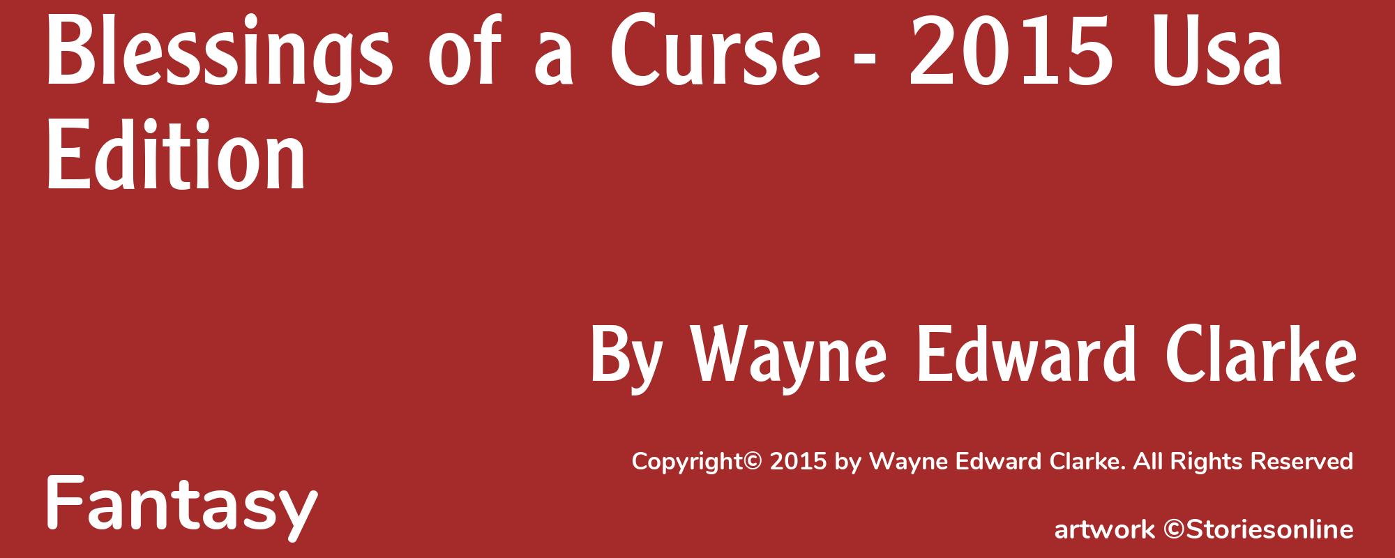 Blessings of a Curse - 2015 Usa Edition - Cover