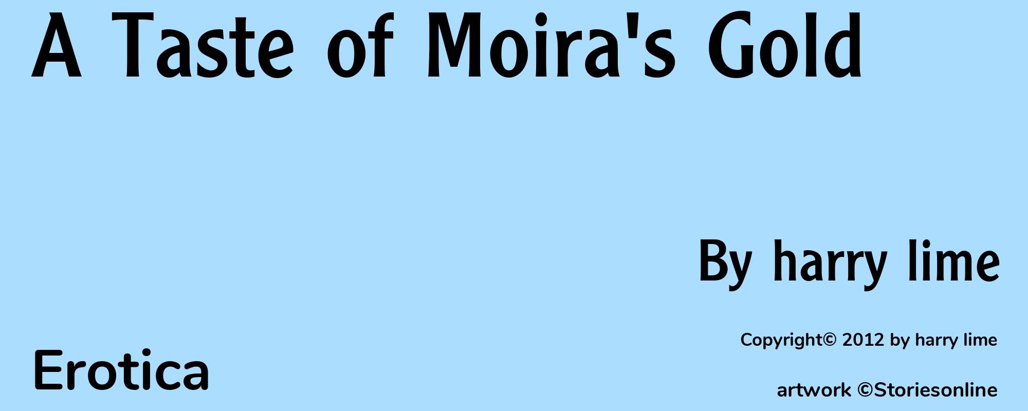 A Taste of Moira's Gold - Cover