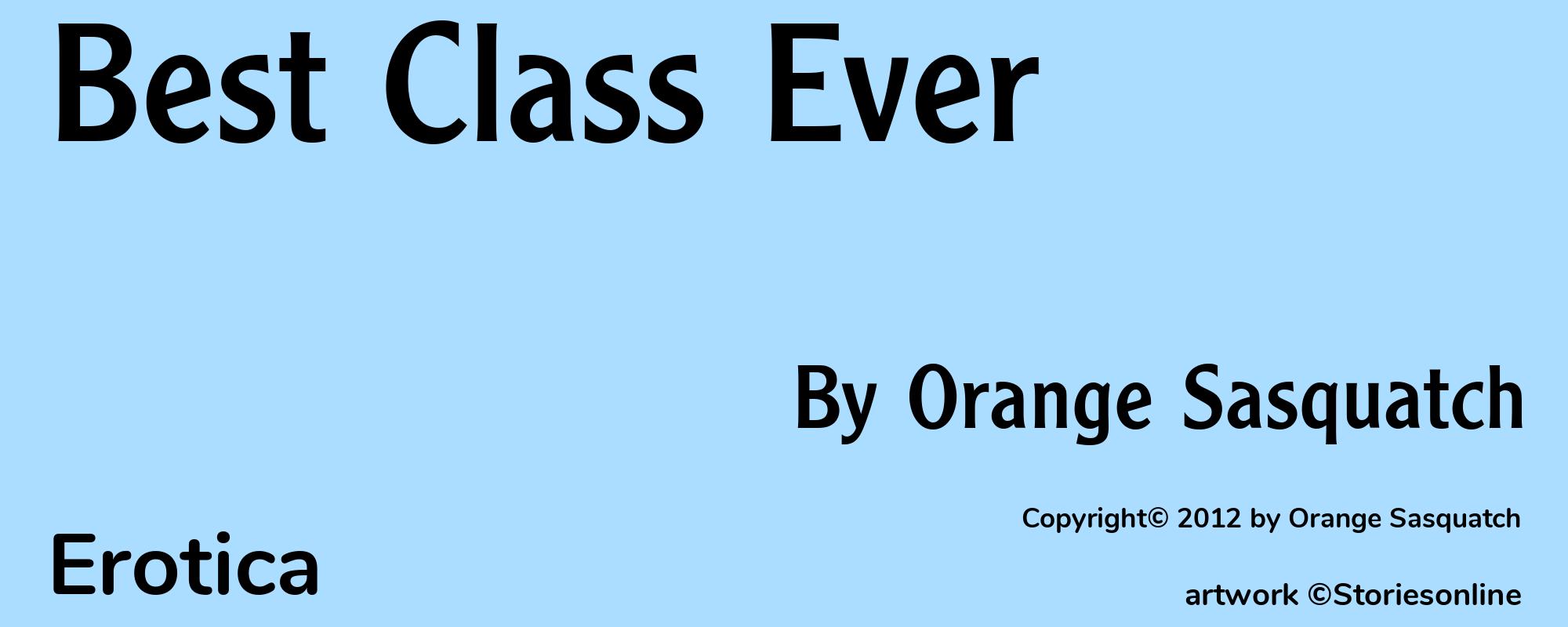 Best Class Ever - Cover