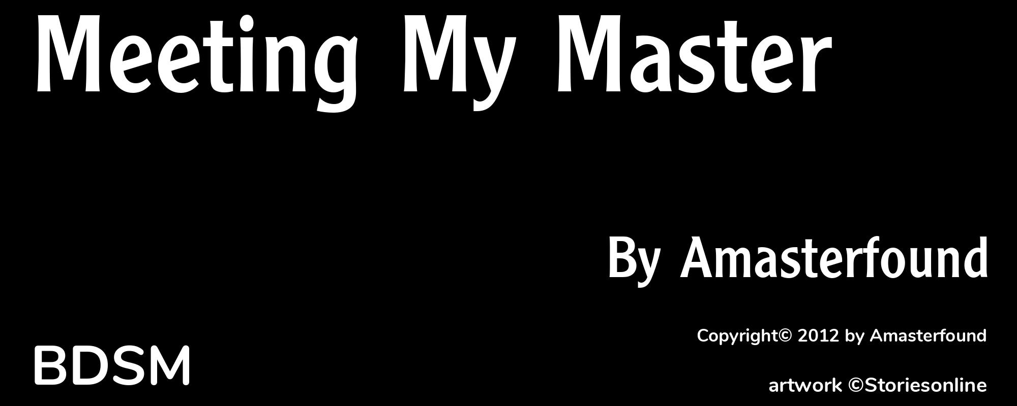 Meeting My Master - Cover