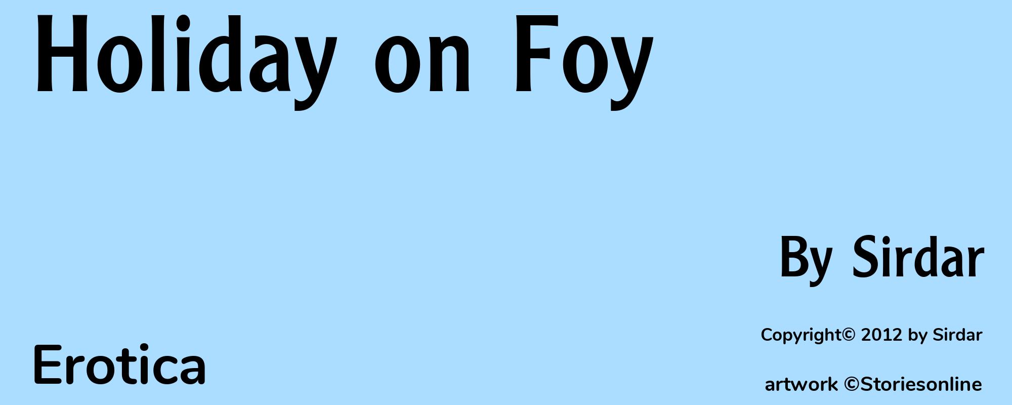 Holiday on Foy - Cover