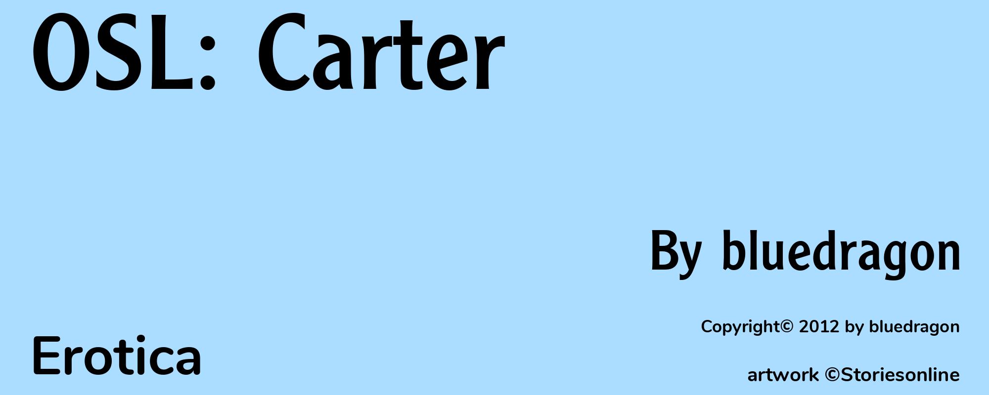 OSL: Carter - Cover