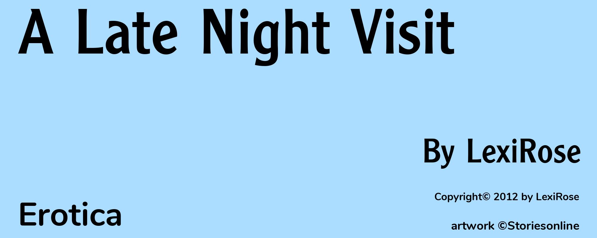 A Late Night Visit - Cover