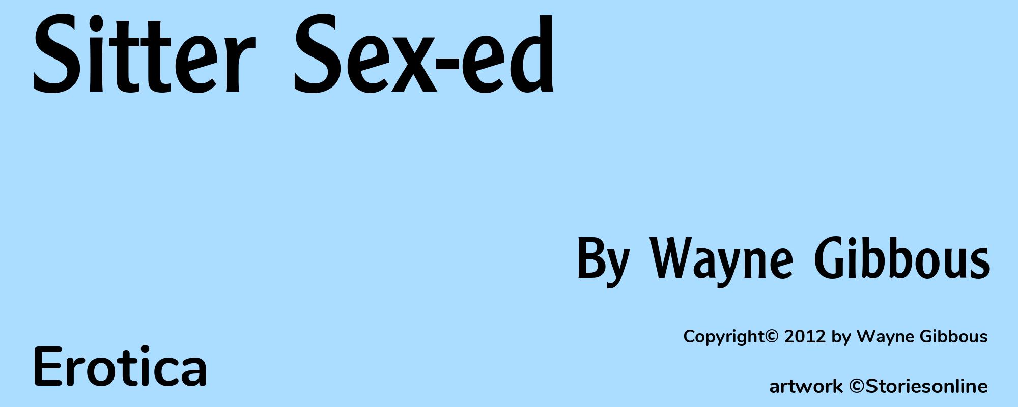 Sitter Sex-ed - Cover