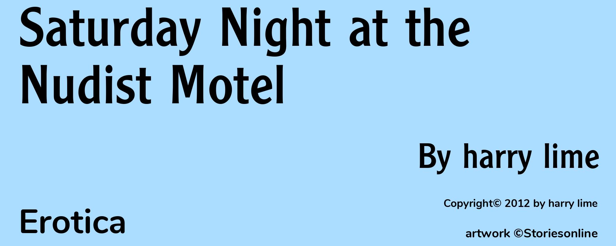 Saturday Night at the Nudist Motel - Cover