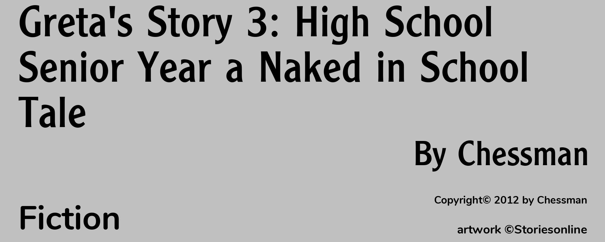 Greta's Story 3: High School Senior Year a Naked in School Tale - Cover