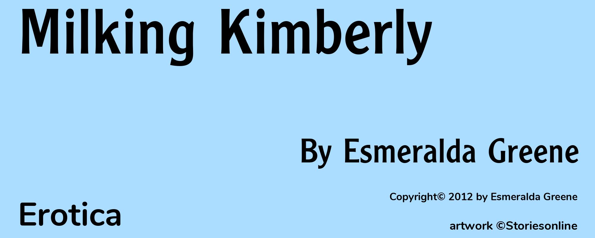 Milking Kimberly - Cover