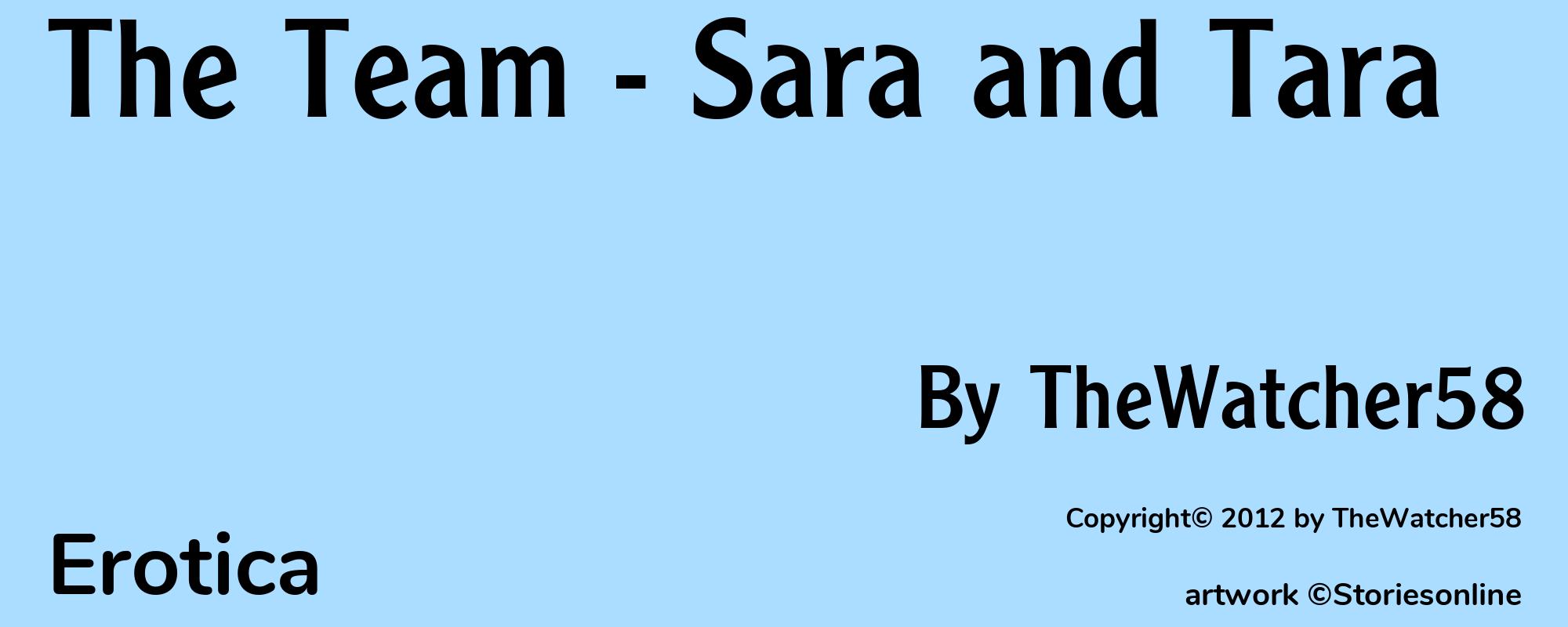 The Team - Sara and Tara - Cover