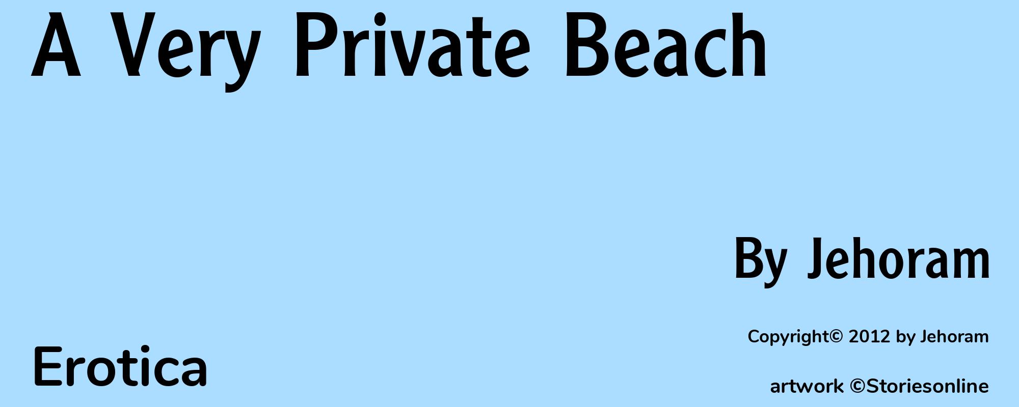 A Very Private Beach - Cover