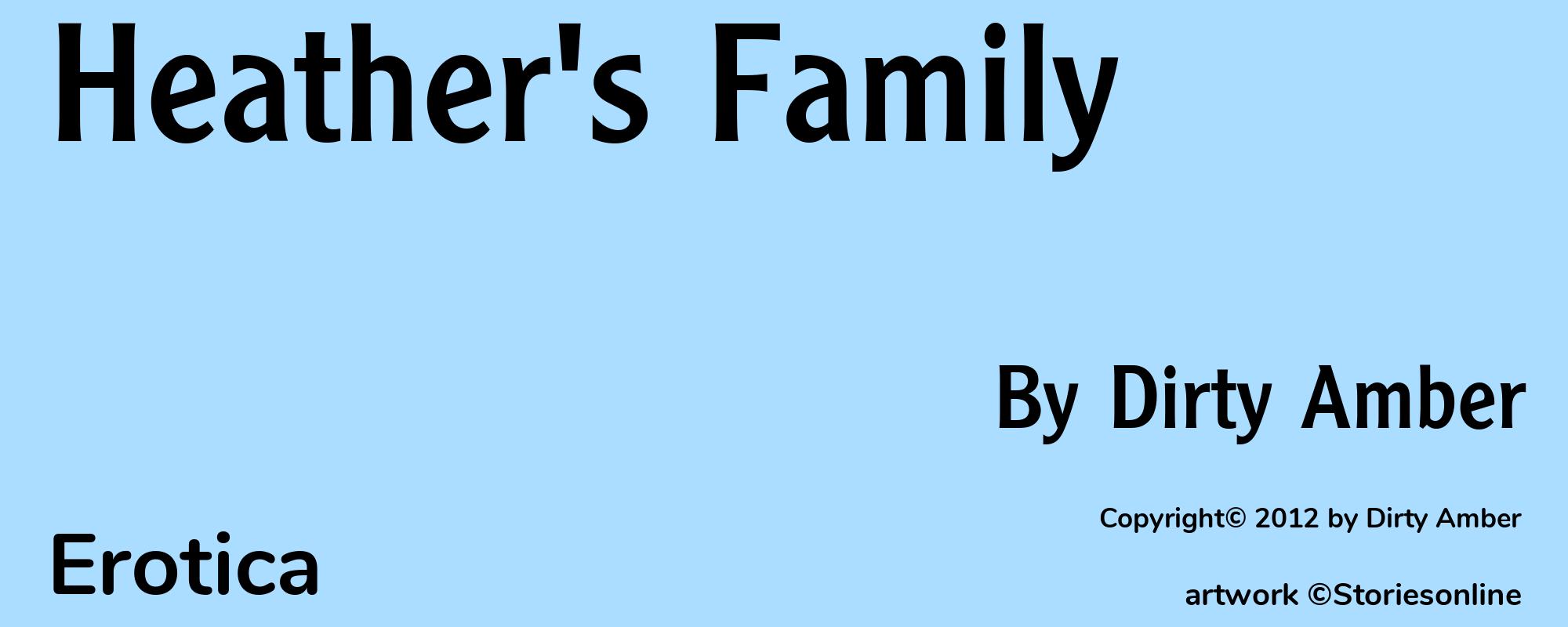 Heather's Family - Cover