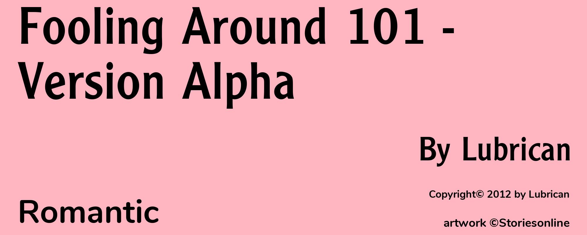 Fooling Around 101 - Version Alpha - Cover