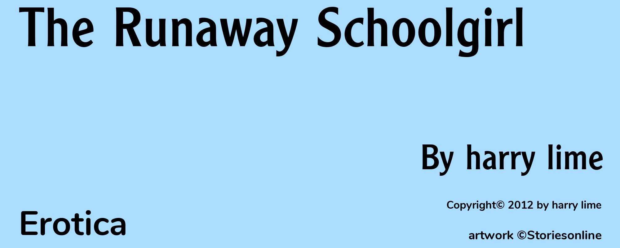 The Runaway Schoolgirl - Cover