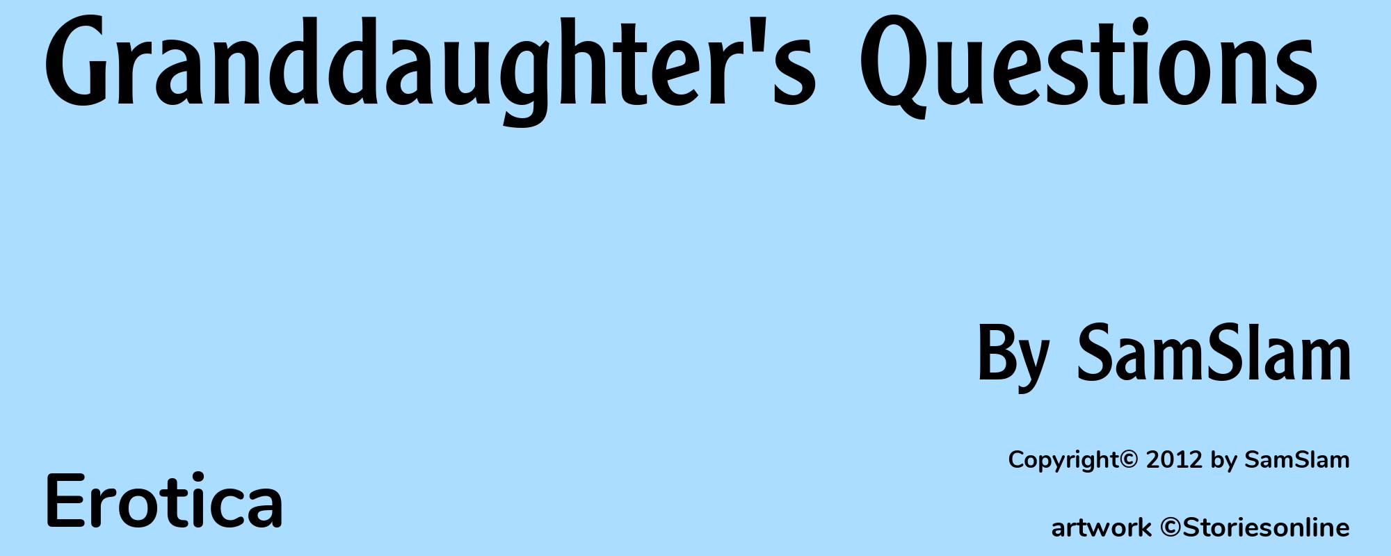 Granddaughter's Questions - Cover