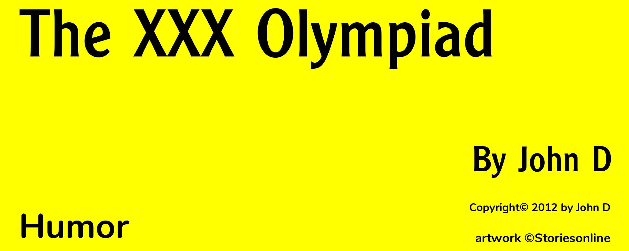 The XXX Olympiad - Cover