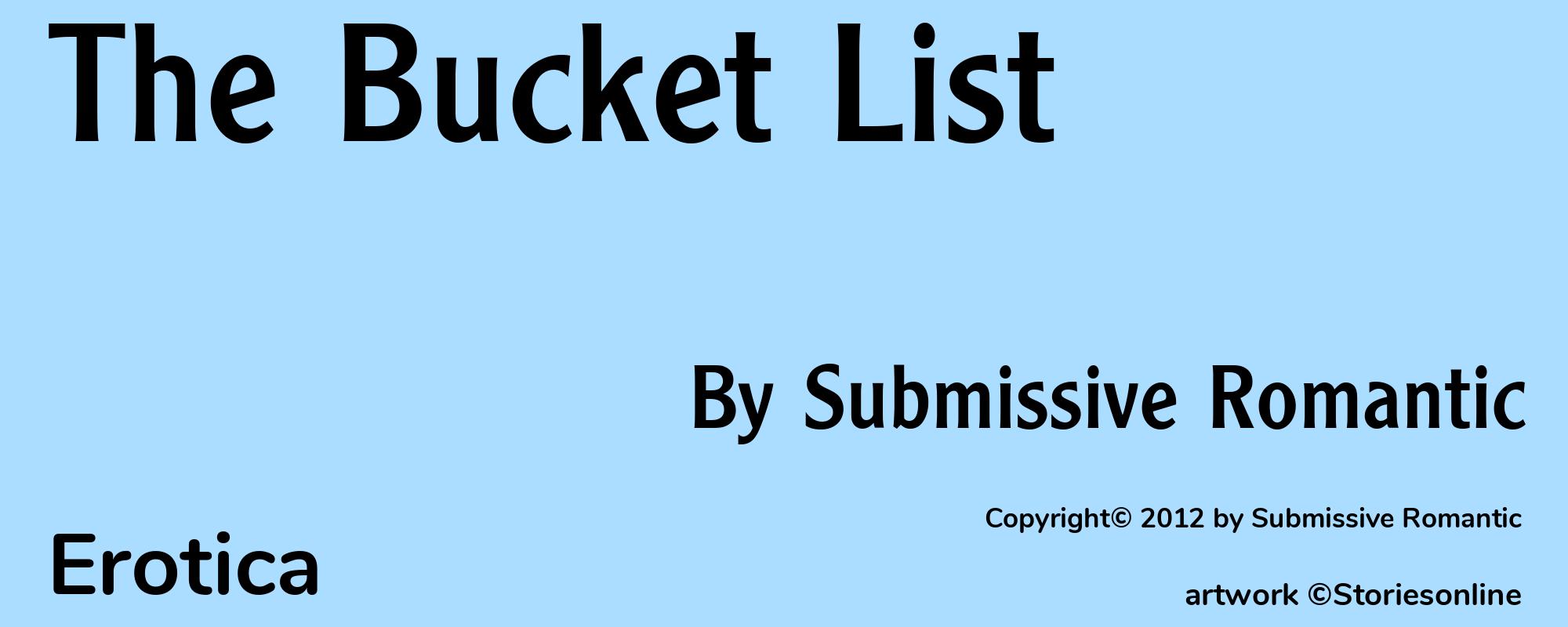 The Bucket List - Cover