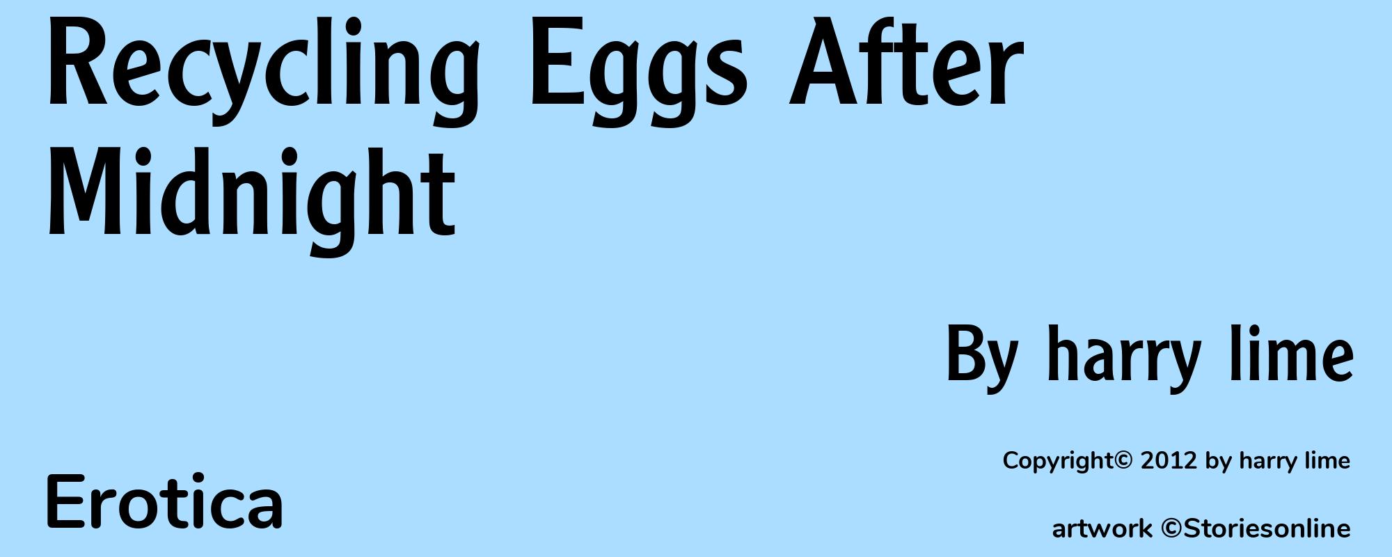 Recycling Eggs After Midnight - Cover
