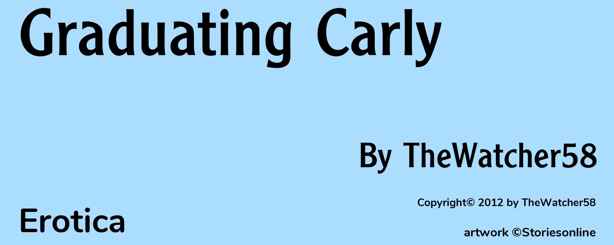 Graduating Carly - Cover