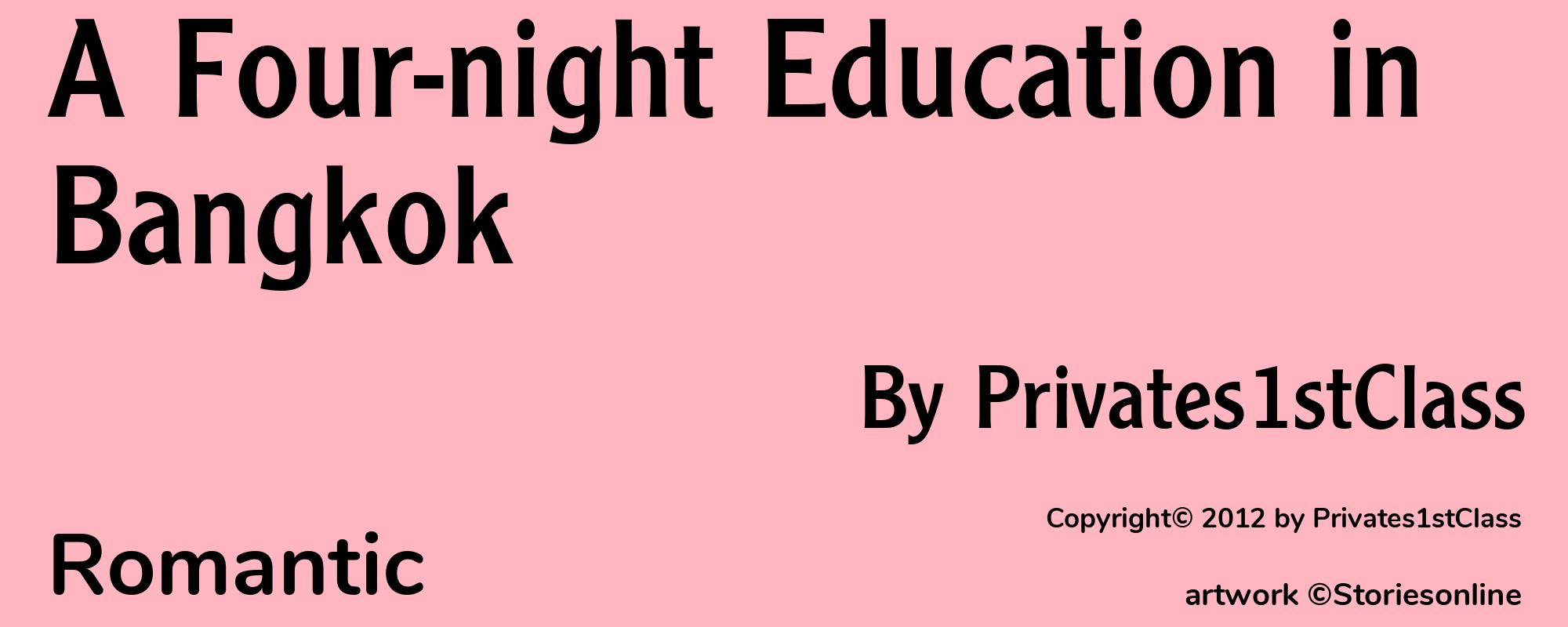 A Four-night Education in Bangkok - Cover