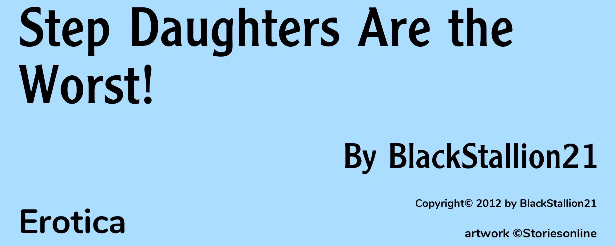 Step Daughters Are the Worst! - Cover