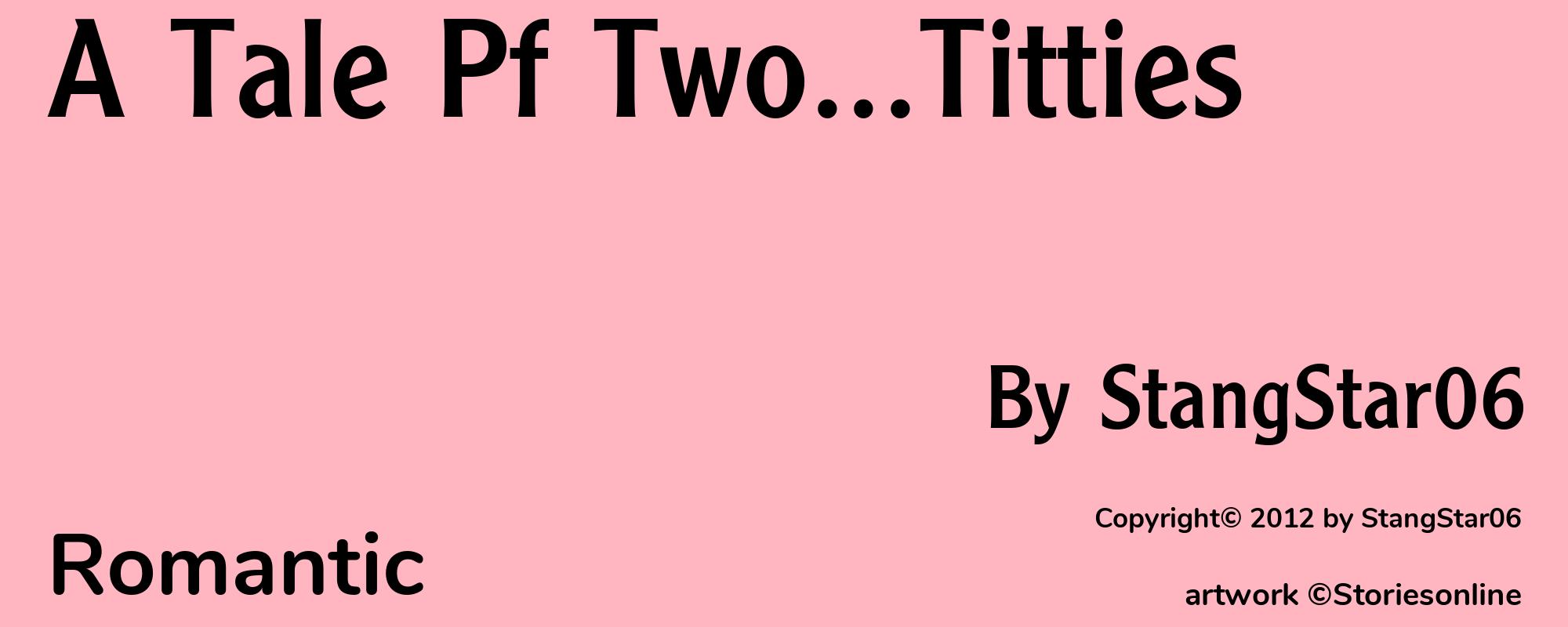A Tale Pf Two...Titties - Cover