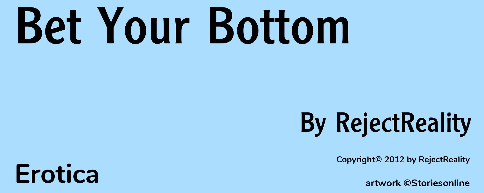 Bet Your Bottom - Cover
