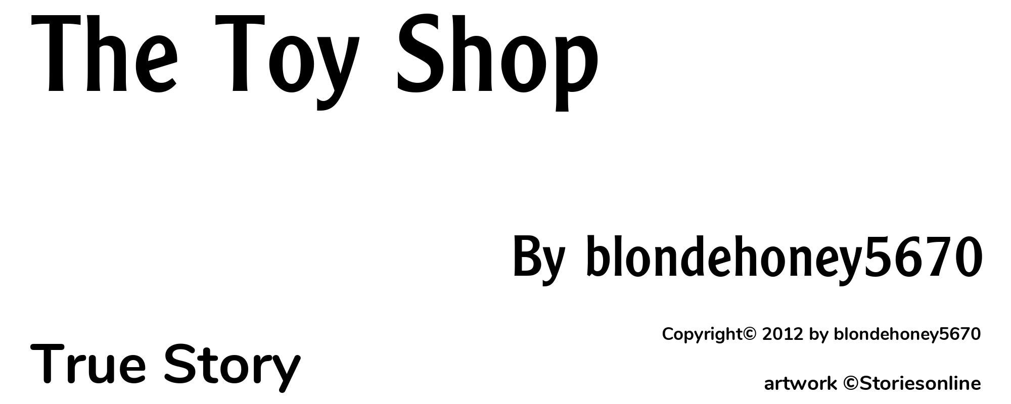 The Toy Shop - Cover