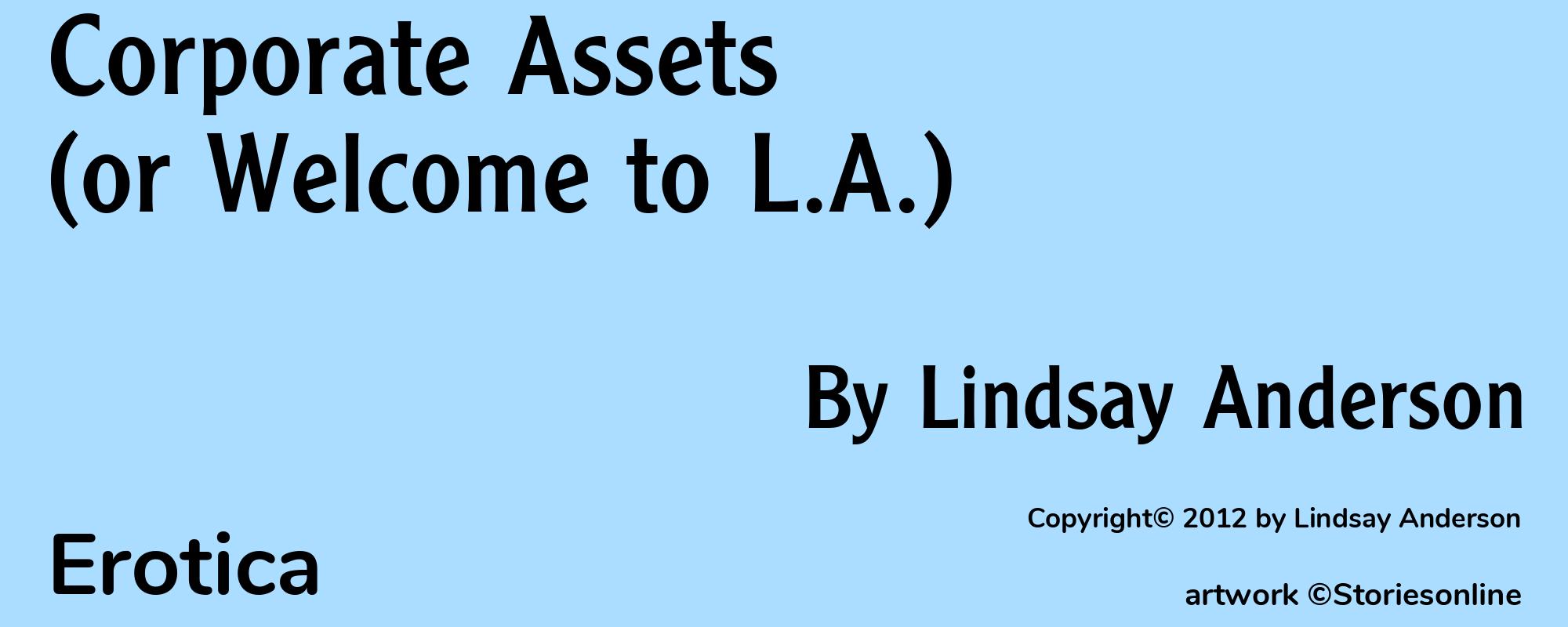 Corporate Assets (or Welcome to L.A.) - Cover
