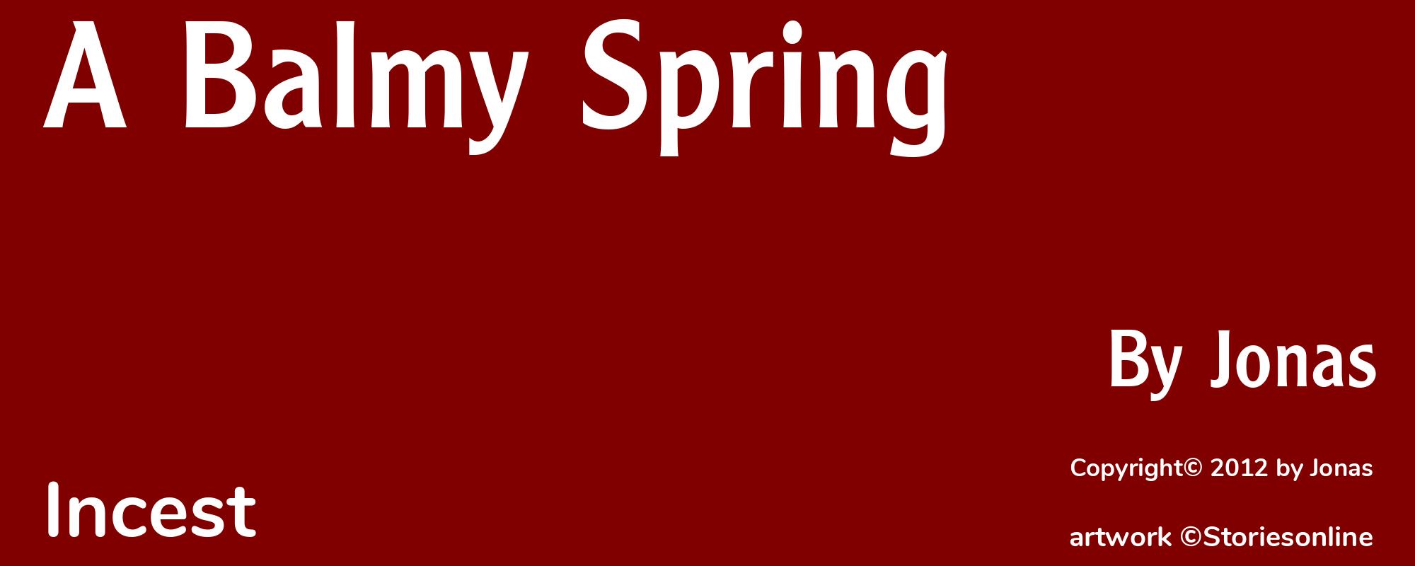 A Balmy Spring - Cover
