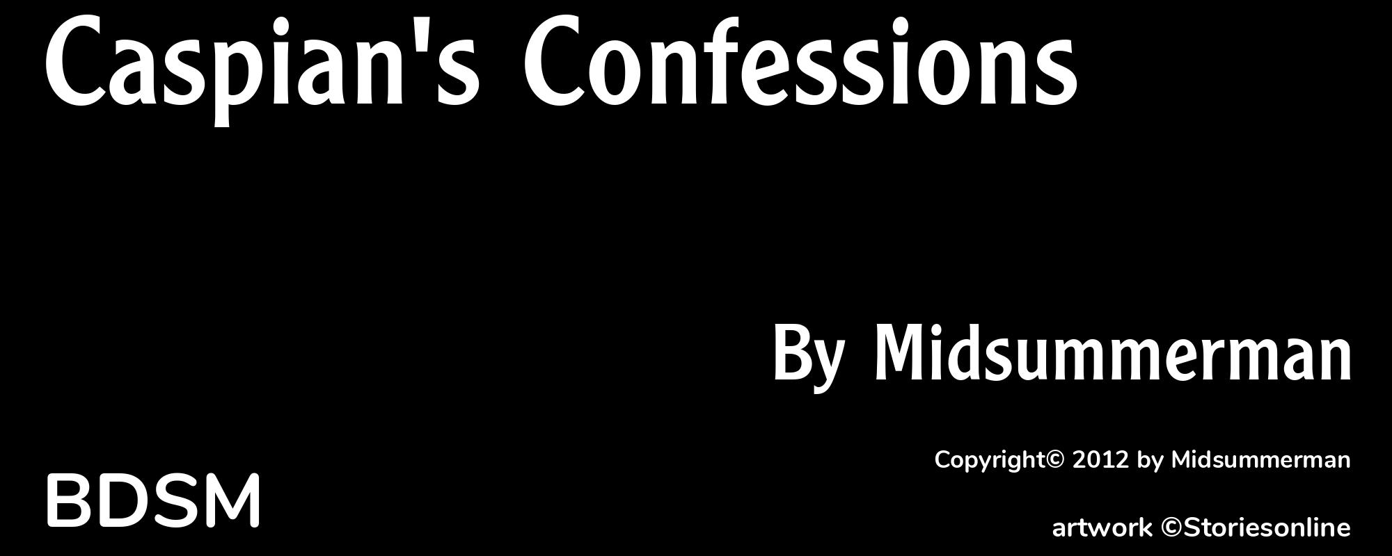 Caspian's Confessions  - Cover