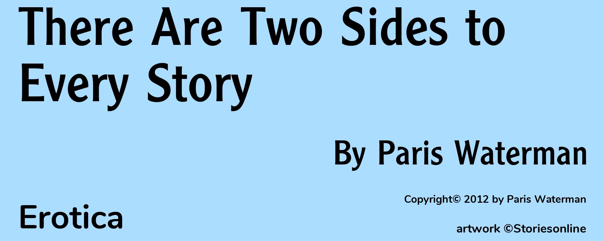 There Are Two Sides to Every Story - Cover