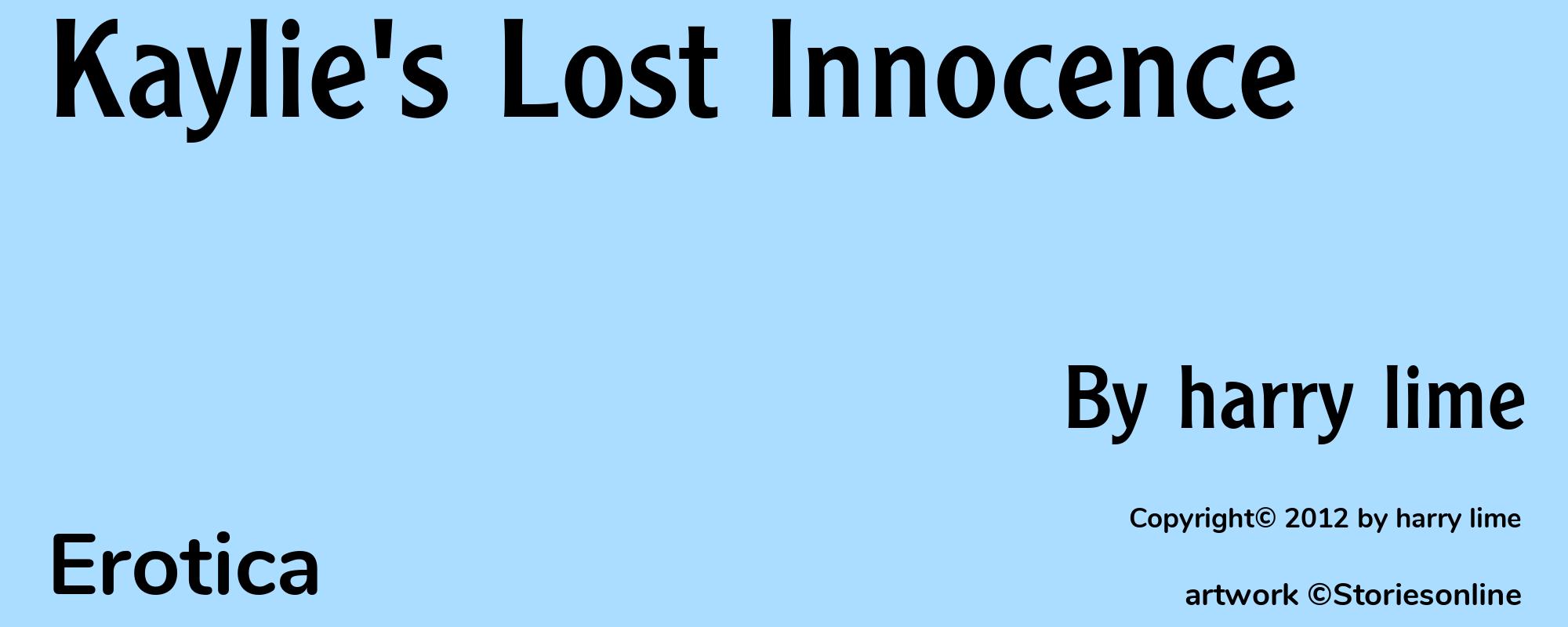 Kaylie's Lost Innocence - Cover