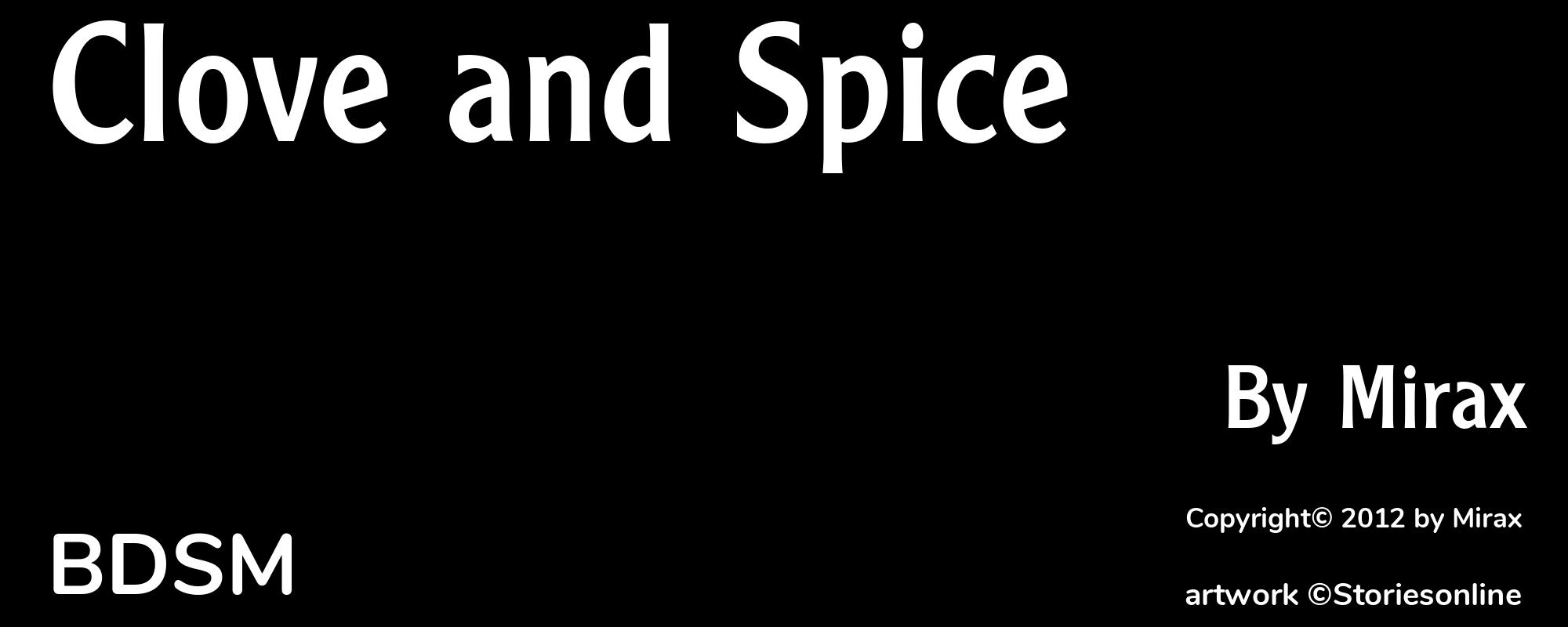 Clove and Spice - Cover