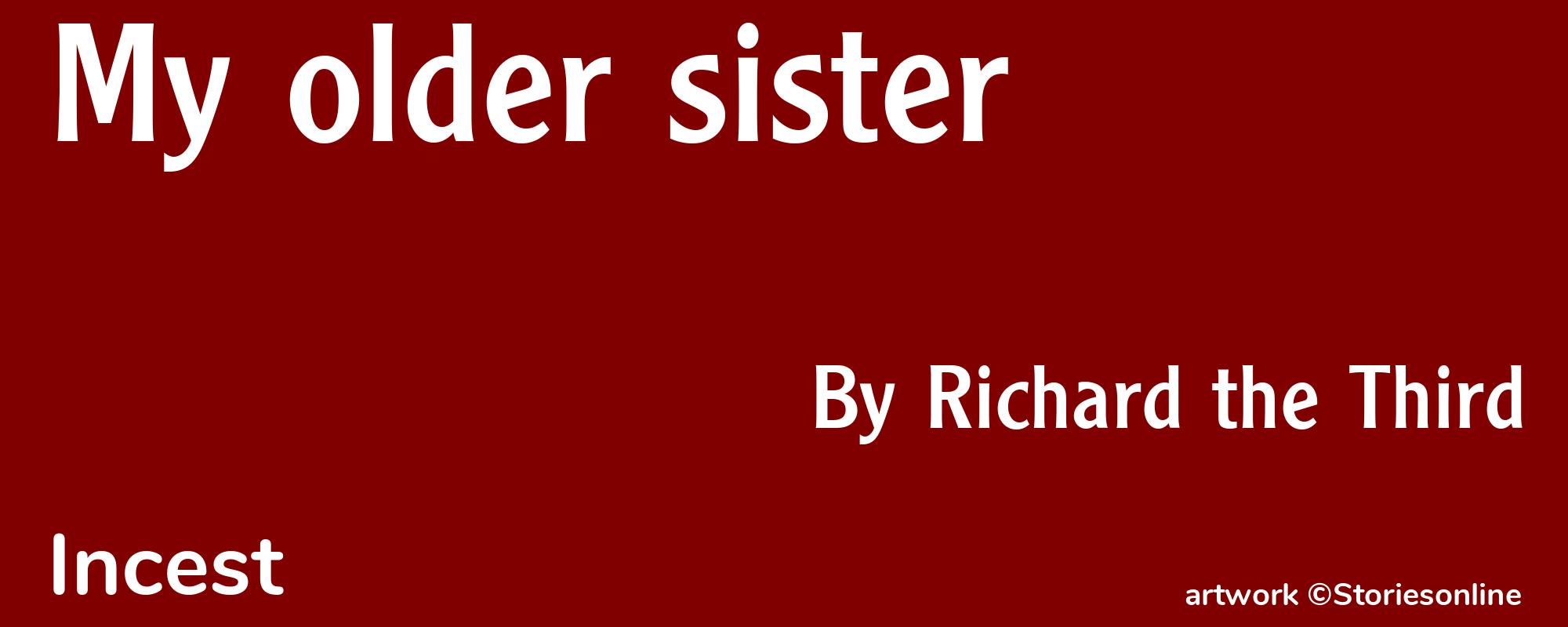 My older sister - Cover