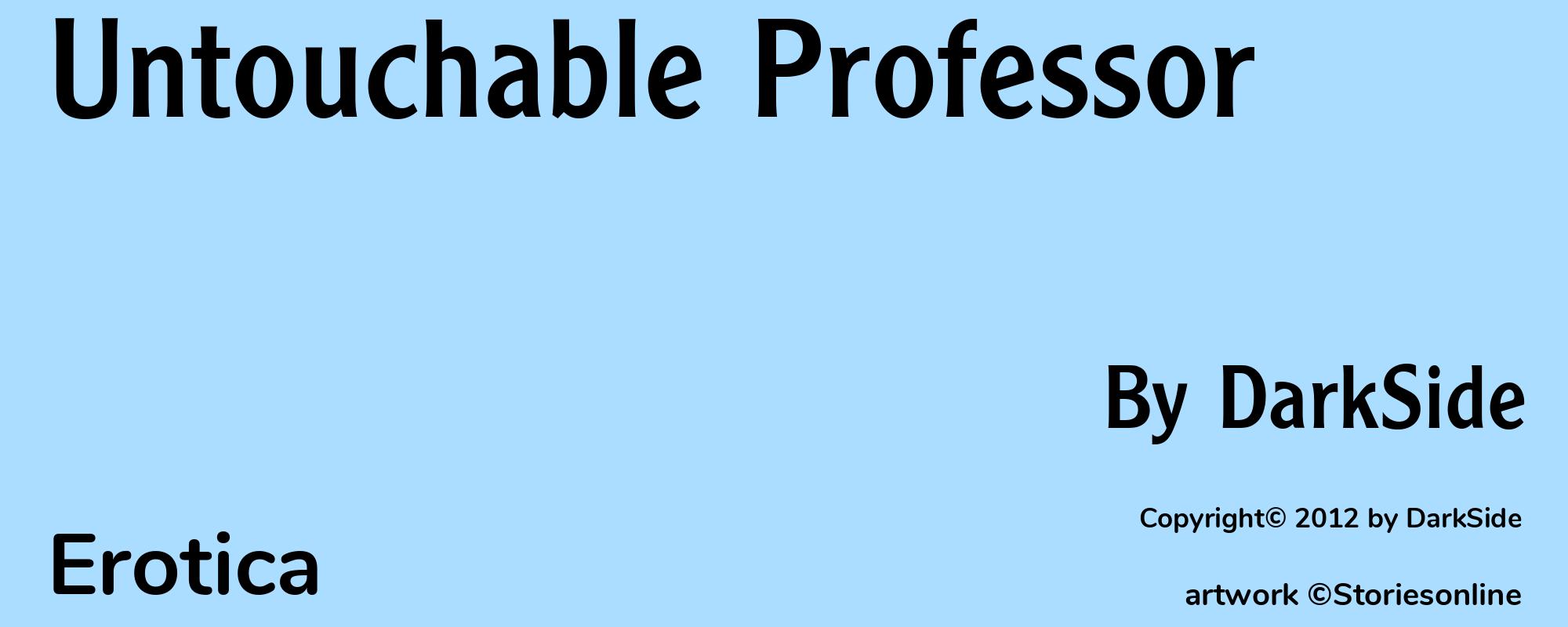 Untouchable Professor - Cover