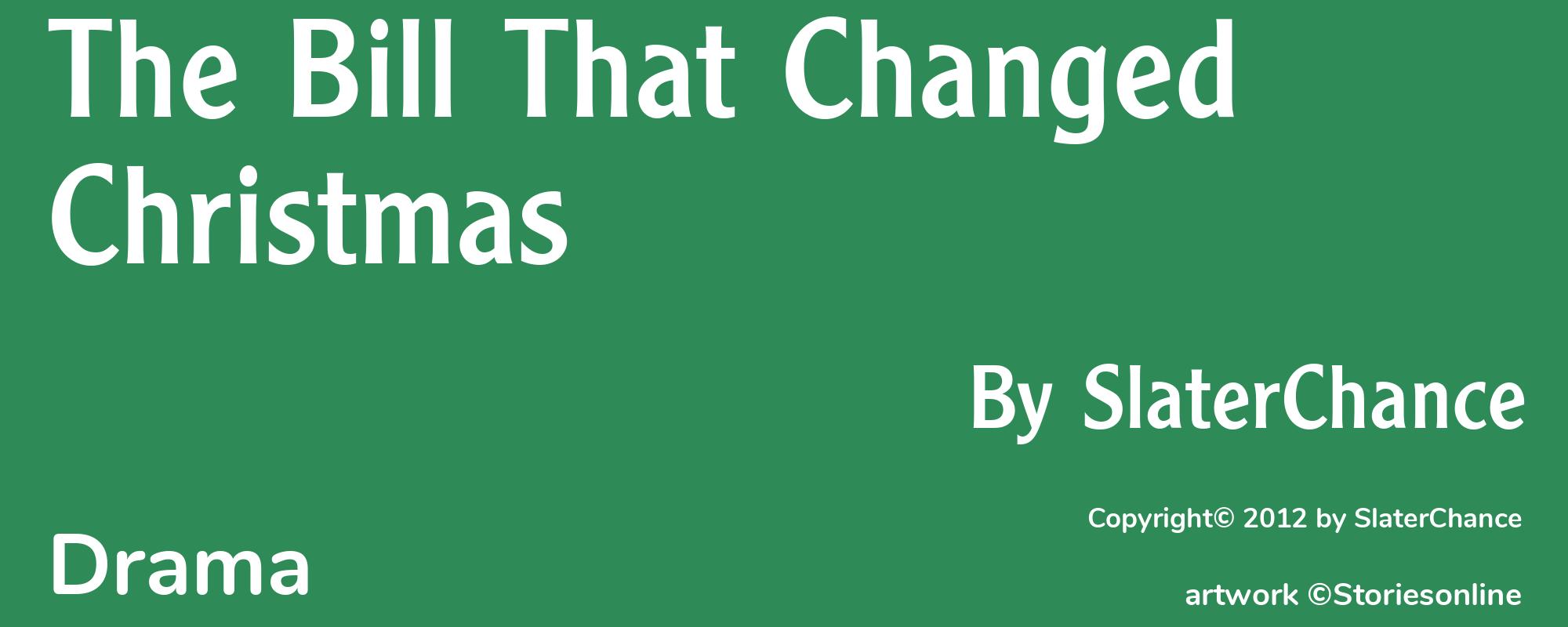 The Bill That Changed Christmas - Cover