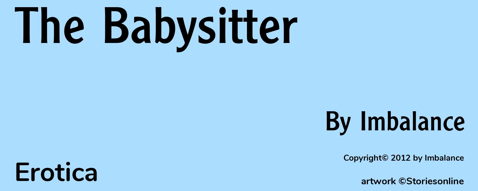 The Babysitter - Cover