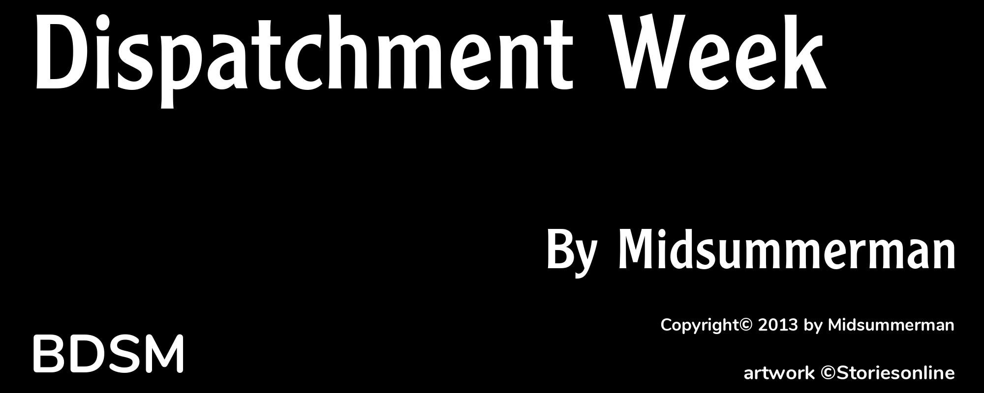 Dispatchment Week - Cover