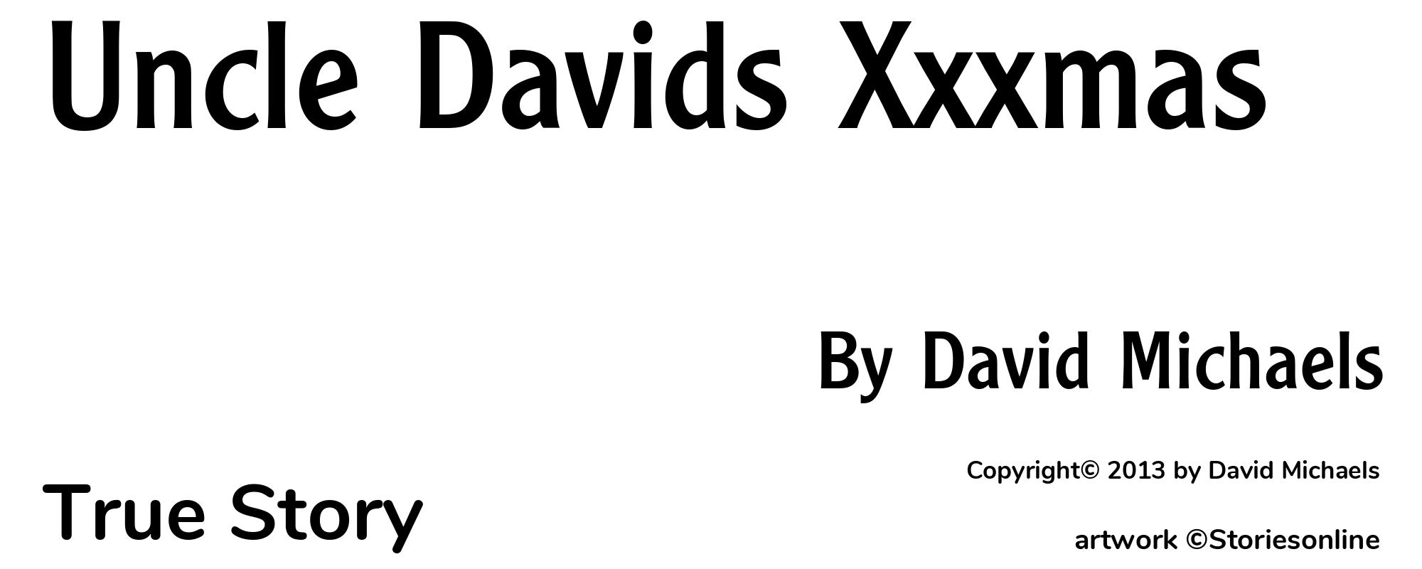 Uncle Davids Xxxmas - Cover