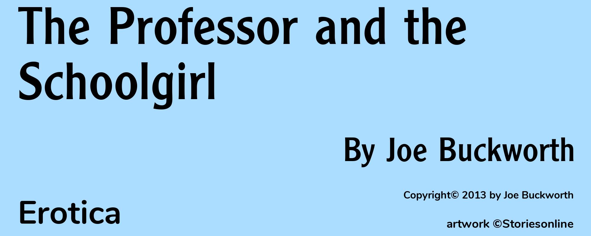 The Professor and the Schoolgirl - Cover