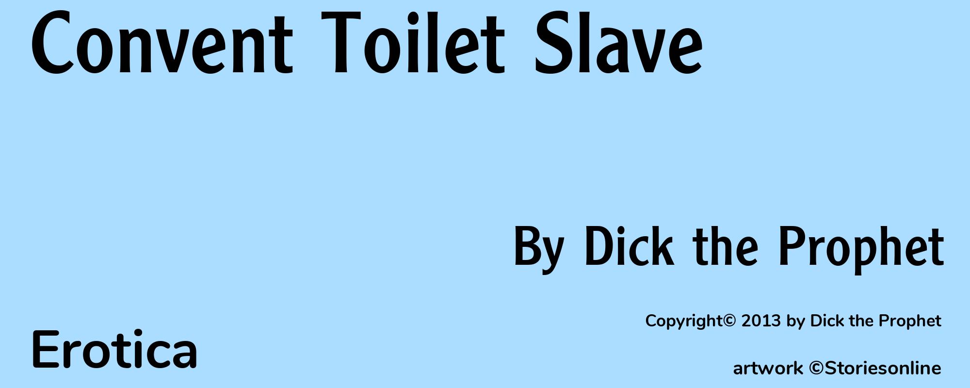 Convent Toilet Slave - Cover