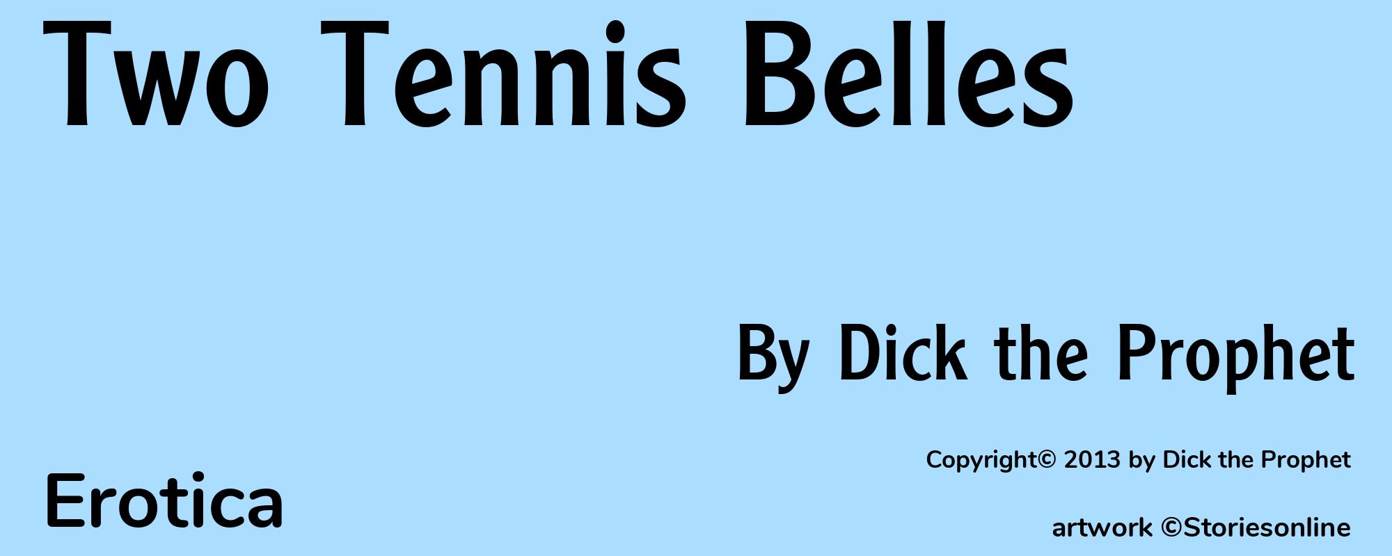Two Tennis Belles - Cover