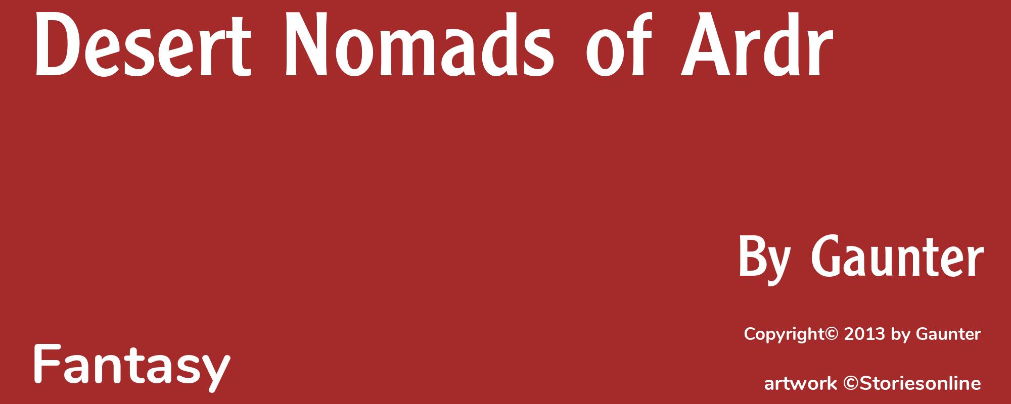 Desert Nomads of Ardr - Cover