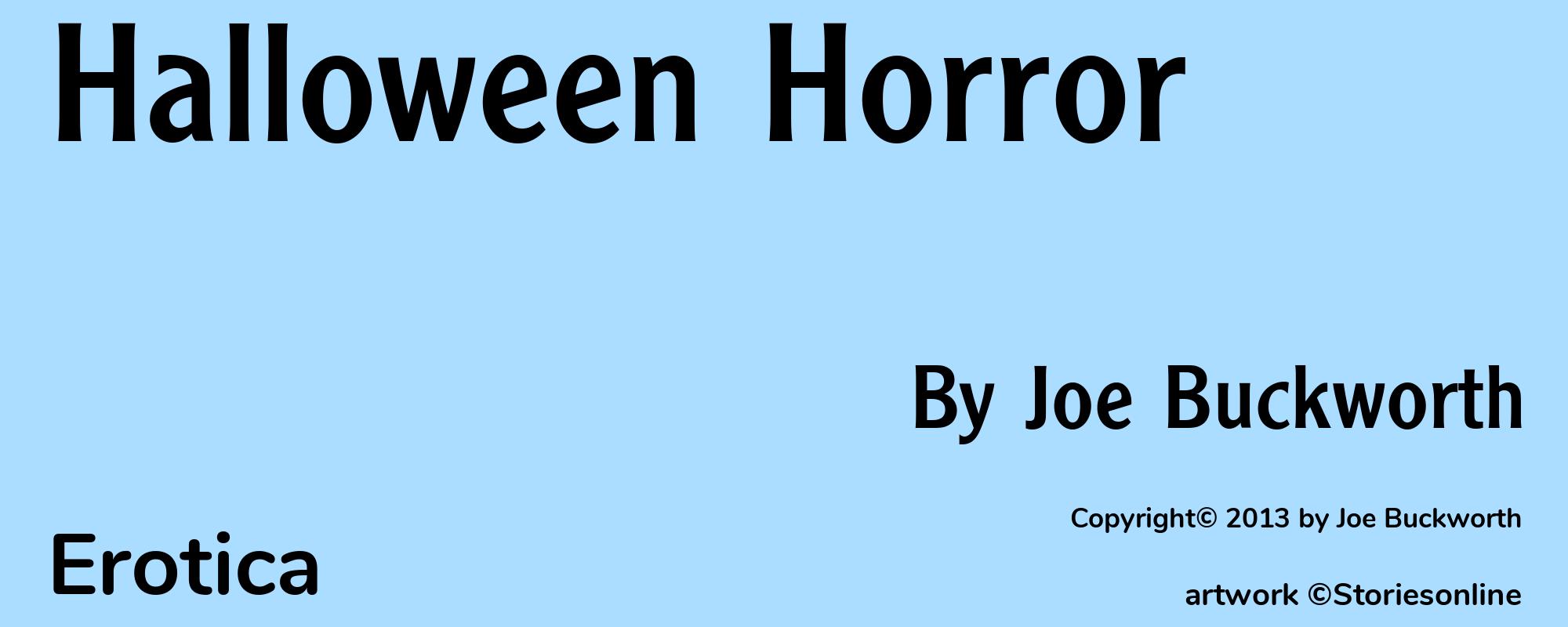 Halloween Horror - Cover