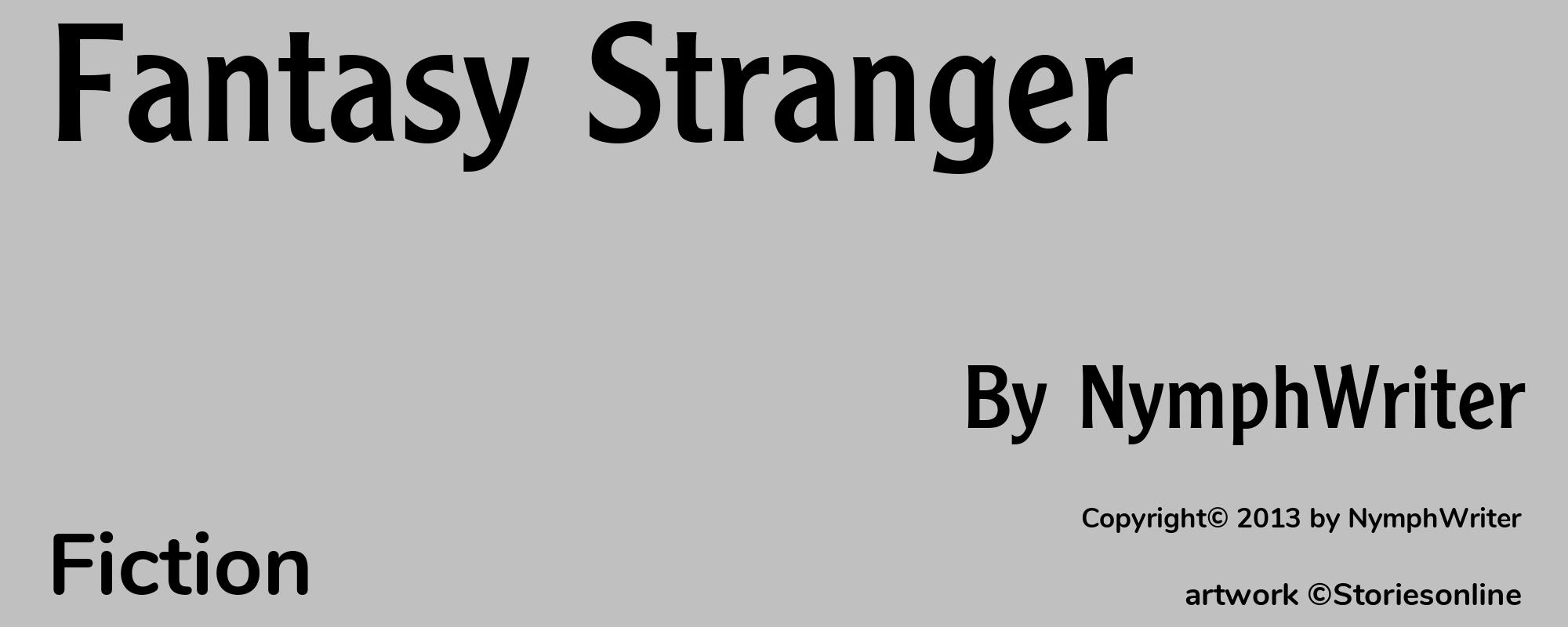 Fantasy Stranger - Cover