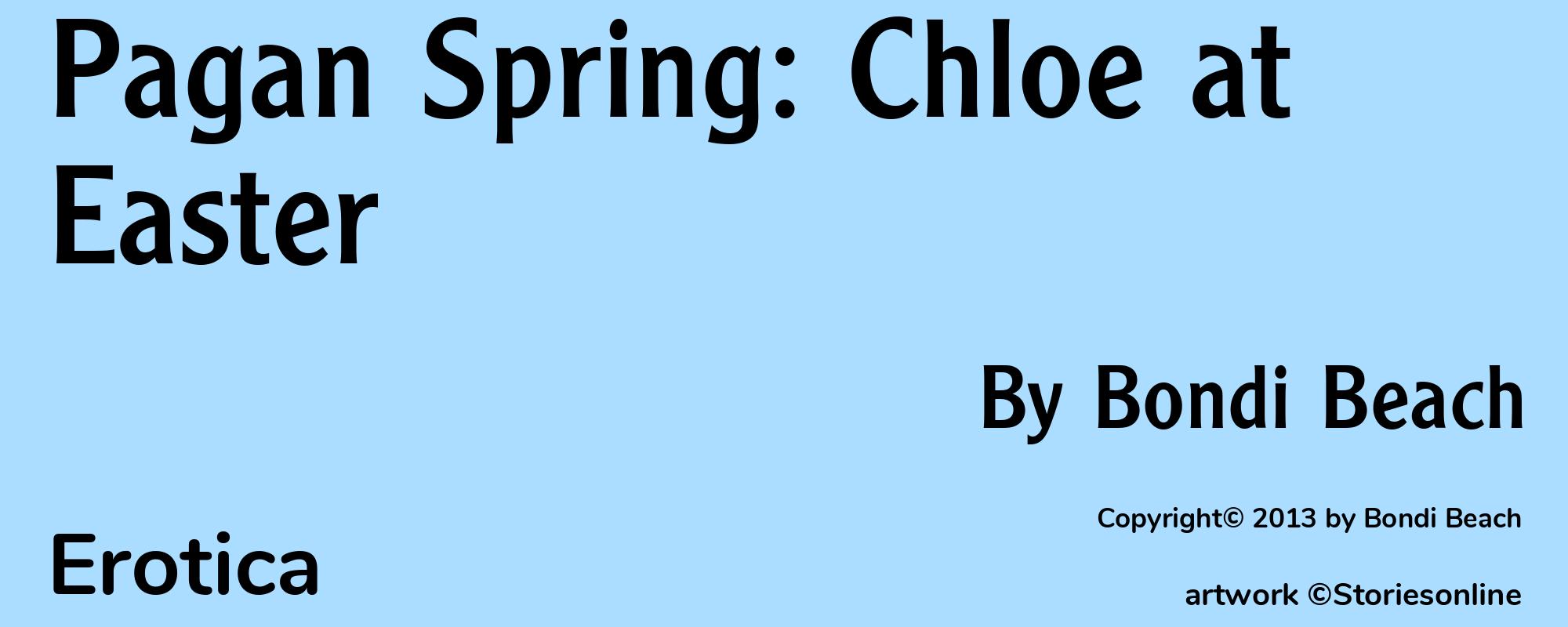 Pagan Spring: Chloe at Easter - Cover