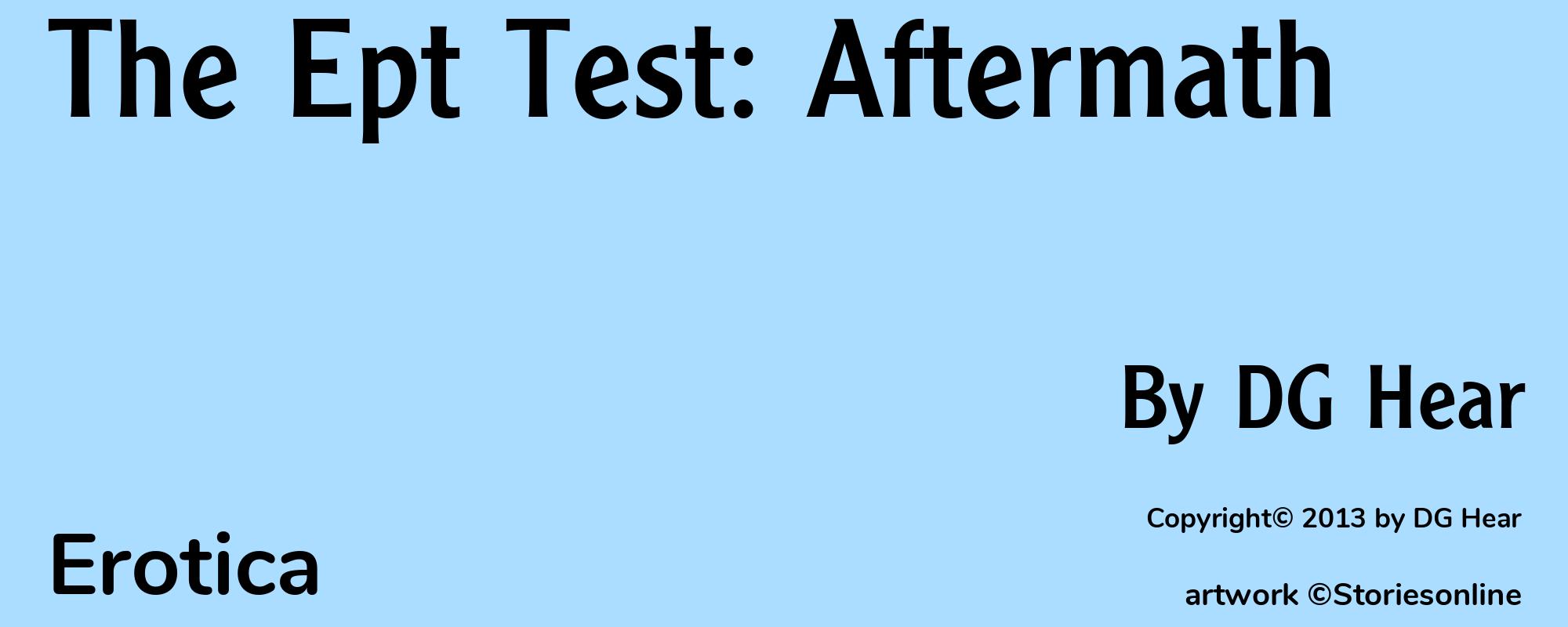 The Ept Test: Aftermath - Cover