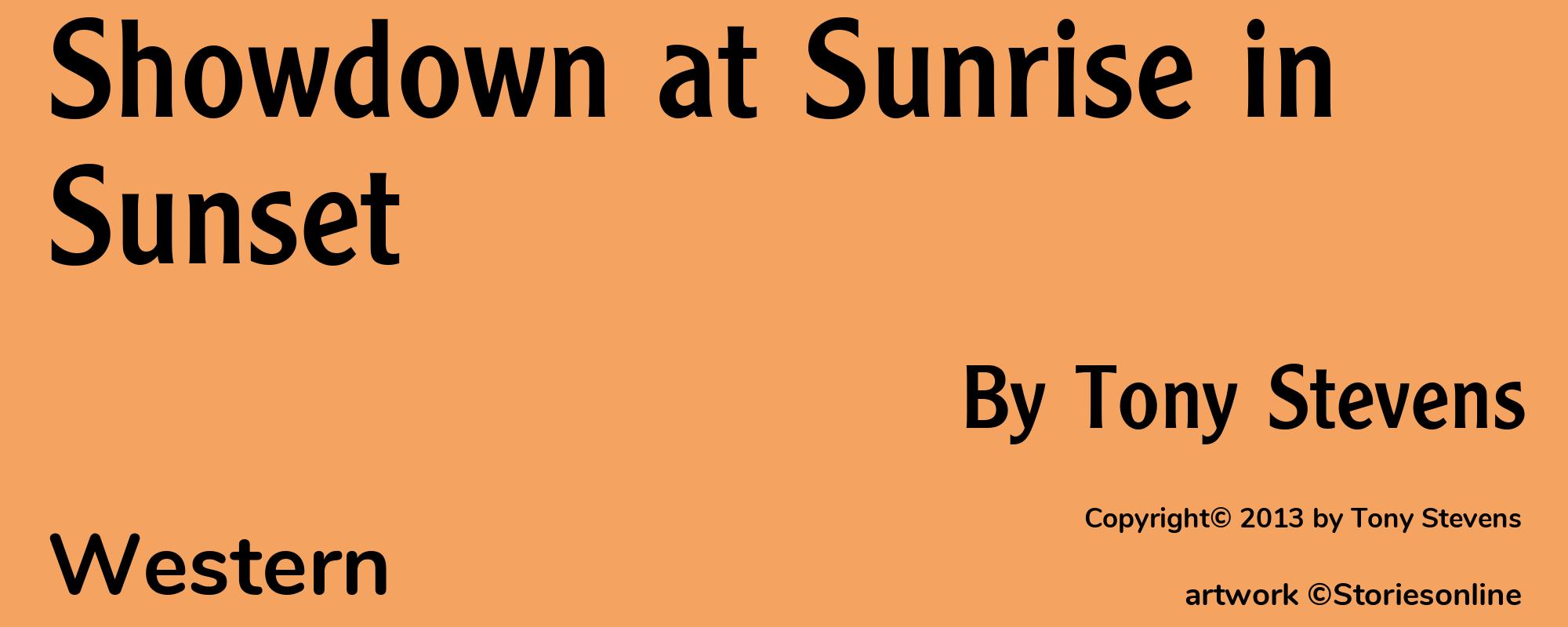 Showdown at Sunrise in Sunset - Cover