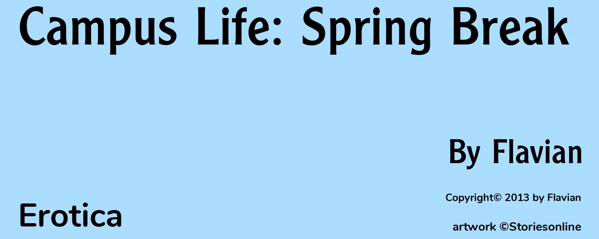 Campus Life: Spring Break - Cover